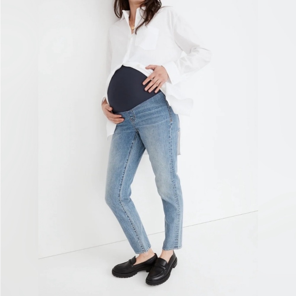 Madewell The Maternity Perfect Vintage Jean in Heathcote Wash Women’s 24